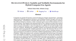 RecreationWorld: Scalable and Verifiable Environments for Hybrid Computer-Use Agents