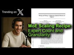 MoE Scaling Recipe: Expert Count and Granularity