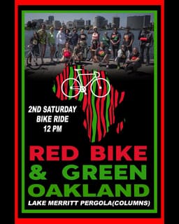 Red Bike and Green, Oakland Second Saturdays rides 2026
