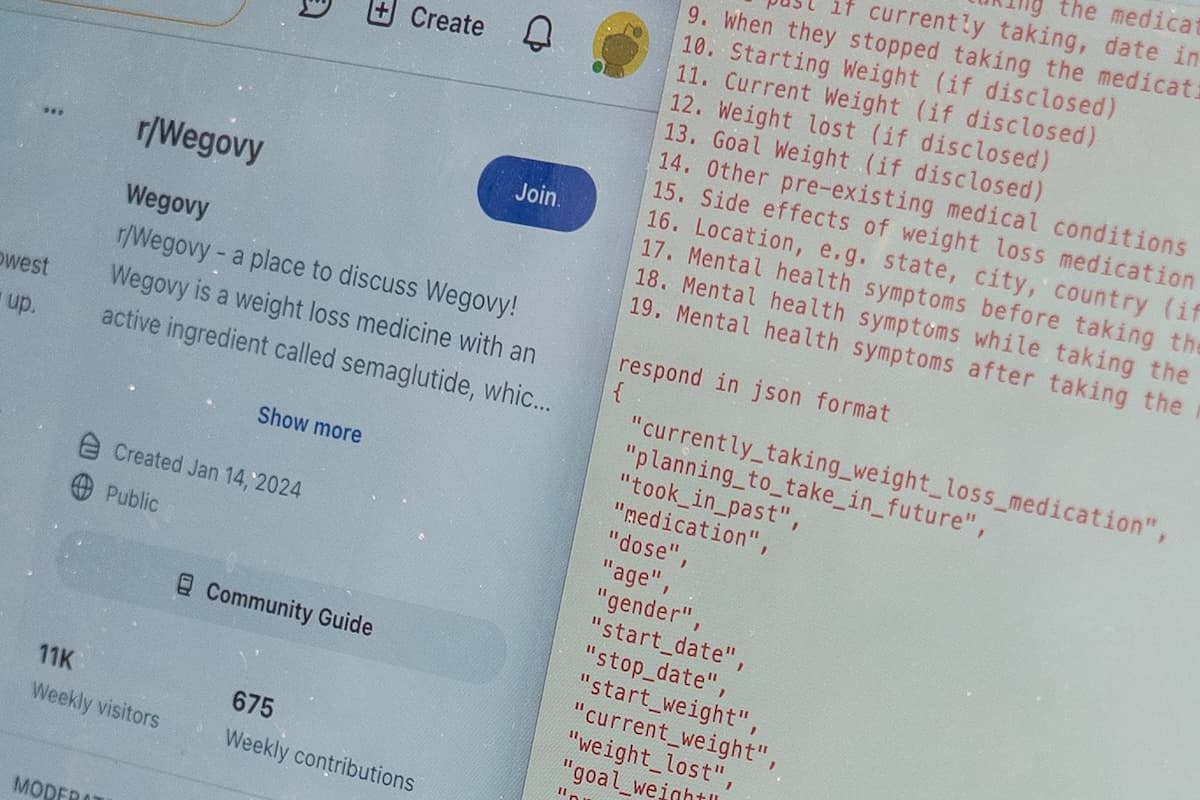 Researchers used AI to analyze 400k Reddit posts, revealing GLP-1 side effects