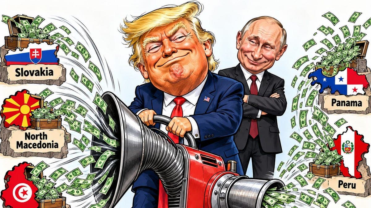 While Putin's Missiles Fell, Washington Was Busy Cutting Checks to Someone Else