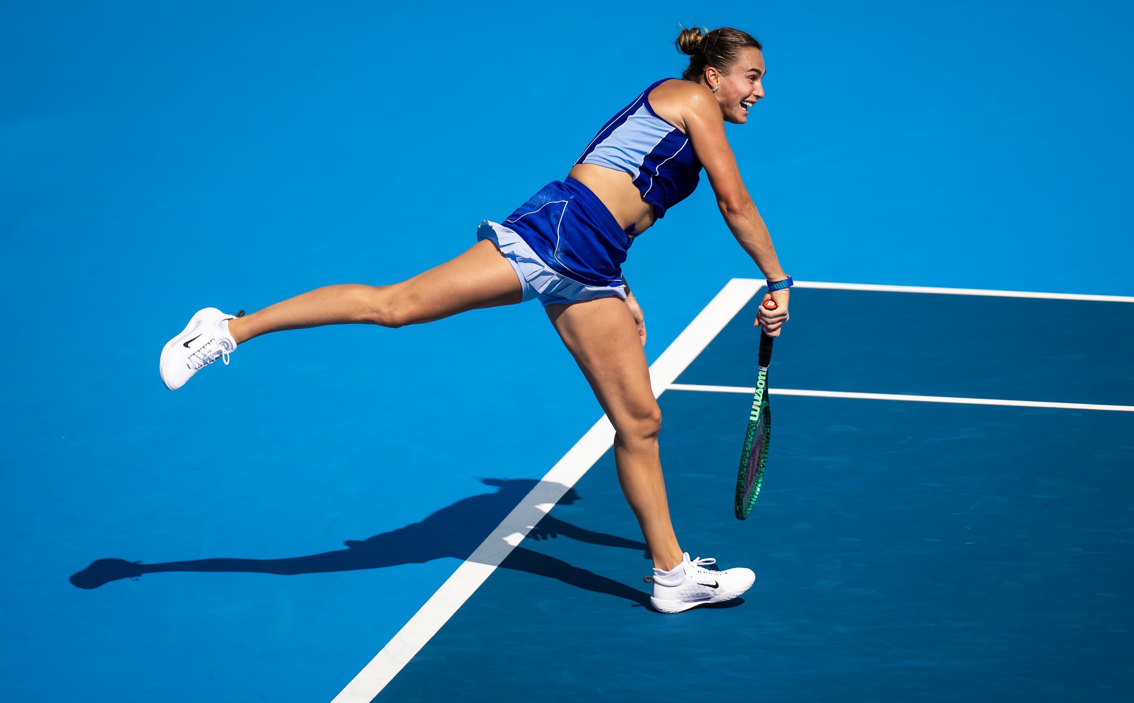 Sabalenka needs six match points to close out Gibson in ...
