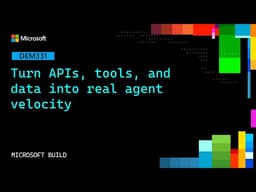 Turn APIs, tools, and data into real agent velocity | DEM331
