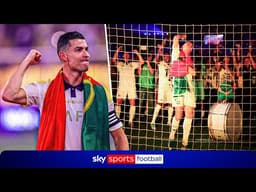 FULL-TIME SCENES! Ronaldo leads title celebrations with drum! 🥁