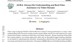 AURA: Always-On Understanding and Real-Time Assistance via Video Streams
