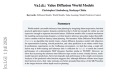 Valdi: Value Diffusion World Models