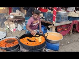 INSANE Imarti Making 😱 | Crispy Indian Sweet Street Food | UK Food Tour 🇬🇧 | Tuto Food