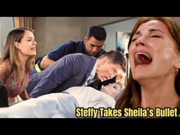 Heroic Sacrifice?! Steffy Jumps in Front of Sheila’s Gun for Taylor! B&B