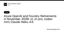 Azure OpenAI and Foundry Retirements in November 2026