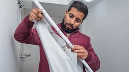 Turn Shower Curtain Rings Into Elegant Home Decor On A ...