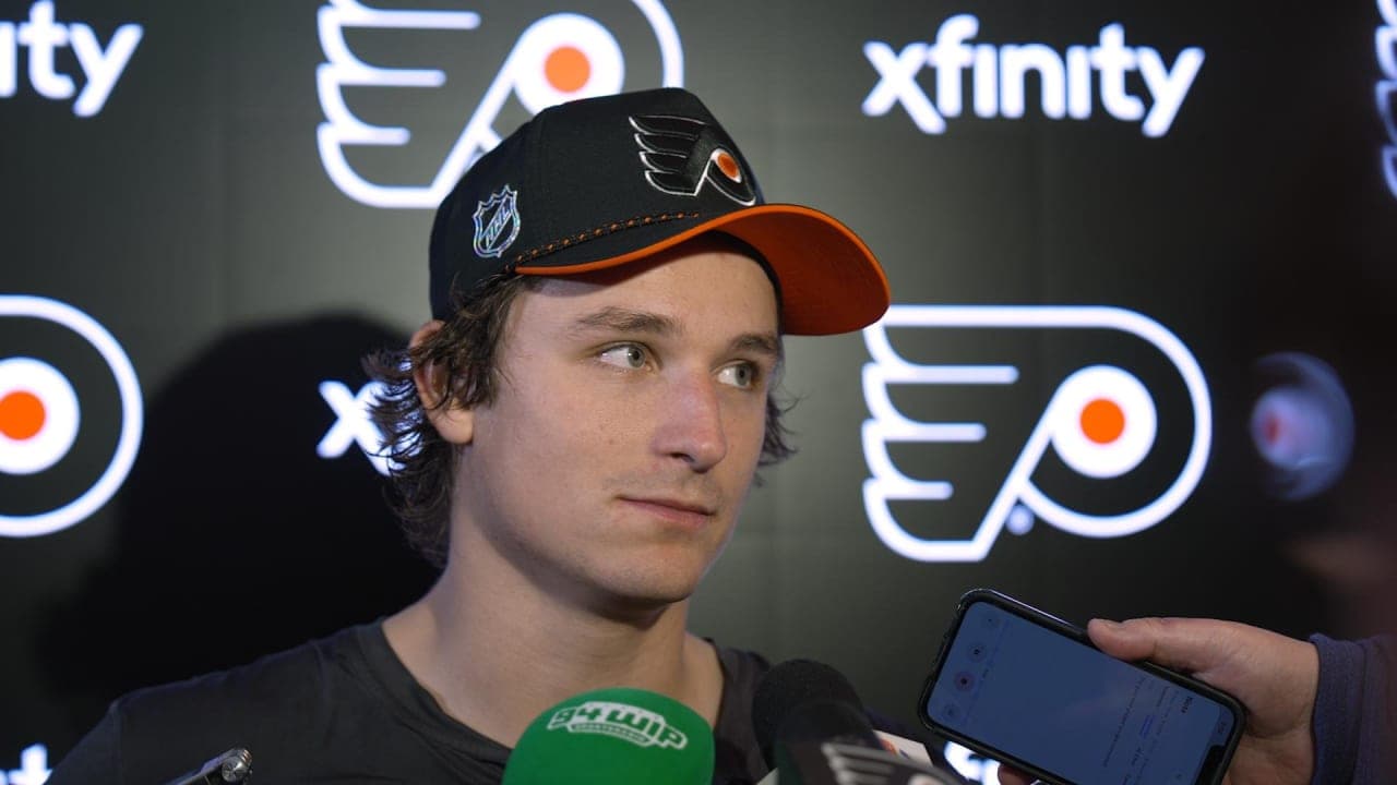 10/19 PHI vs. COL Postgame: Trevor Zegras