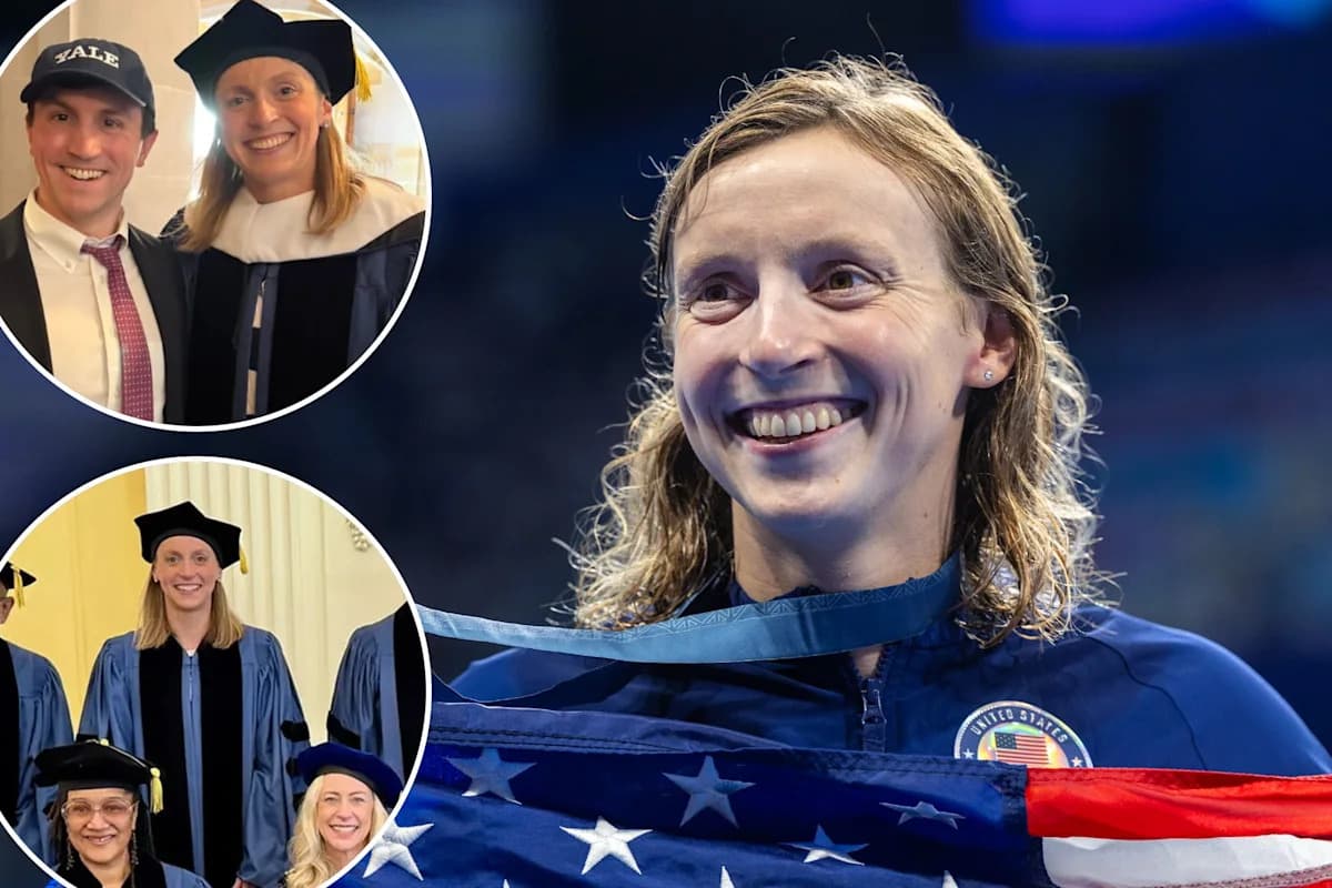 Olympic star Katie Ledecky awarded historic honorary ...