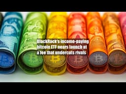 BlackRock's income-paying bitcoin ETF nears launch at a fee that undercuts rivals
