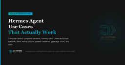 7 Hermes Agent Use Cases That Actually Work - João Queirós