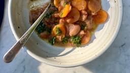 Simple beans + a bright salsa verde for the seasonal shift