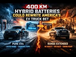 400 km Hybrid Batteries Could Rewrite America’s EV Truck Bet