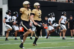 Vanderbilt head coach Clark Lea addresses quarterback ...