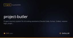 project-butler - AI Agents on GitHub (110★)