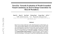 TerraVis: Towards Evaluation of World-Grounded Visual Consistency in Text-to-Image Generation via MLLM Workflows