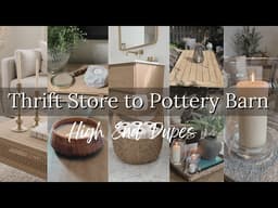 How To Turn Thrift Store Finds Into High End Pottery Barn Dupes | DIY Home Decor for Less