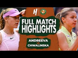 Mirra Andreeva vs Maja Chwalinska - FULL Final Highlights 🔥 Roland Garros 2026