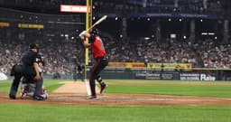 @MLB reposted: Bat speed: 79.5 MPH
Exit velo: 108.6 MPH
Hit distance: 416'

Colson Montgomery s...