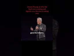 Jensen Huang:- Why SaaS is DEAD & Agentic as a Service Takes Over (Nvidia CEO) #AgenticAI #Nvidia