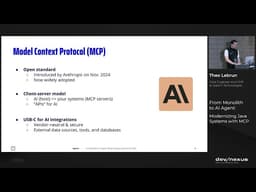 Devnexus 2026 - From Monolith to AI Agent  Modernizing Java Systems with MCP - Theo Lebrun