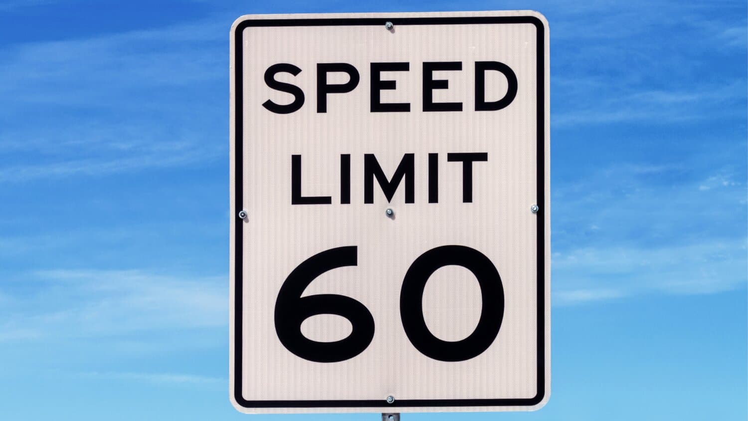 Speed limits increase to 60 mph on local rural roads