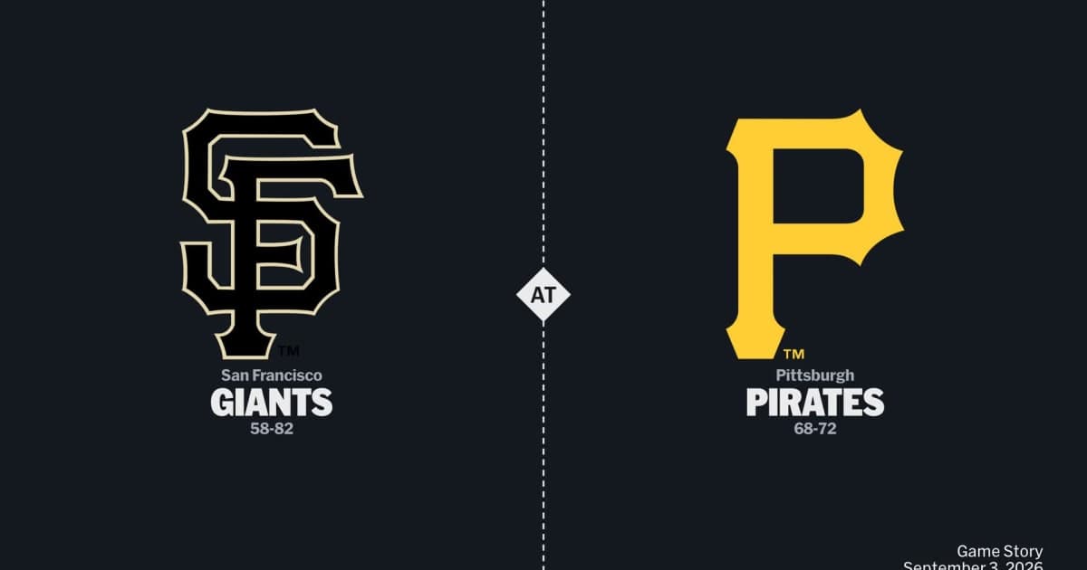San Francisco Giants at Pittsburgh Pirates Game Story, Scores ...