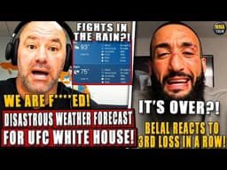 DISASTROUS weather forecast for UFC White house! Dana CLAPS BACK at Tom Aspinall RELEASE request!