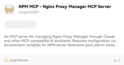NPM MCP - Nginx Proxy Manager MCP Server