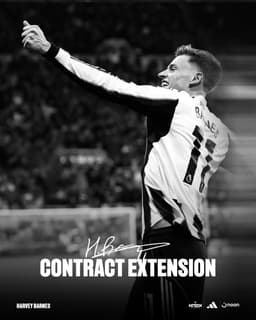 @premierleague reposted: We’re delighted to announce that winger, Harvey Barnes, has signed a new long-te...