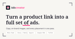 Ad Creative Testing: Generate Ad Variations - Adscreator