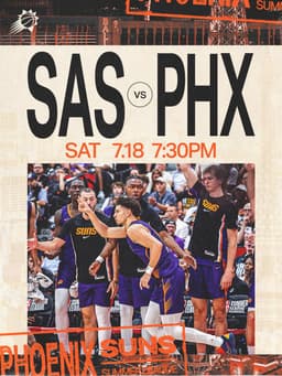 @Suns: Last one in Sin City ☄️

🆚 @spurs 
📺 @NBAonPrime https://t.co/BfAVG7pXtG