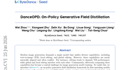 DanceOPD: On-Policy Generative Field Distillation