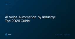 AI Voice Automation by Industry: The 2026 Guide
