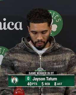 @NBA: "It was a hell of a feeling... sharing that moment with my teammates on the court." 🥹

JT on his emo...