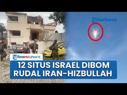 Rudal Iran dan Hizbullah Kolaborasi Serang Israel, 12 Titik Rusak Berat dan Empat Warga Terluka