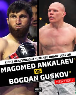 @MMAFighting: With Khalil Rountree out, Bogdan Guskov steps in to face former #UFC champ Magomed Ankalaev in the m...