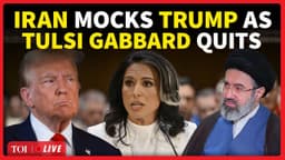 Iran Blasts Trump After Tulsi Gabbard Quits As Top Spy Chief; 'Thanks For Not Working With Israel'