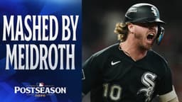 Chase Meidroth UNLOADS on a three-run home run for the White Sox! 😤 | MLB Highlights