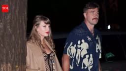 Taylor Swift And Travis Kelce: “Climax of a movie”: Taylor Swift and Travis Kelce’s viral sweet moment resurfaces as Donna Kelce drops new wedding hints | NFL News - The Times of India