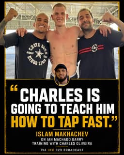 @MMAFighting: Islam Makhachev isn't worried about Ian Machado Garry training with Charles Oliveira

📰 https://t.co...