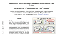 HarnessForge: Joint Harness and Policy Evolution for Adaptive Agent Systems