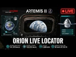 🌕 Where is Orion? Tracking Artemis II Halfway to the Moon (Live Velocity & Distances!