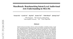 MuseBench: Benchmarking Intent-Level Audiovisual Arts Understanding in MLLMs
