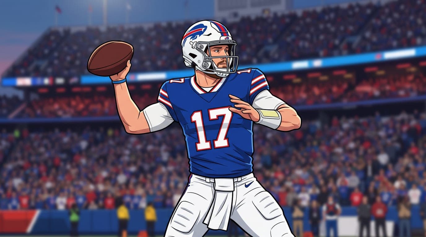2026 NFL Player Comparison - Josh Allen vs Jayden Daniels