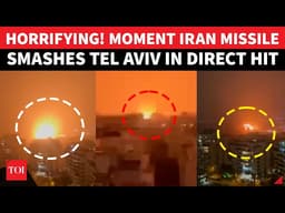 ON CAM: Iran Missile SLAMS Tel Aviv, TERRIFYING Explosion & Destruction | Explosive Video Viral