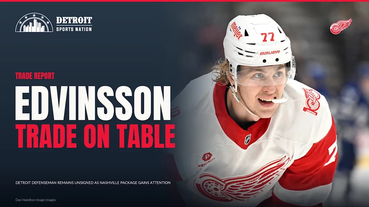Predators Emerge in the Red Wings' Simon Edvinsson ...